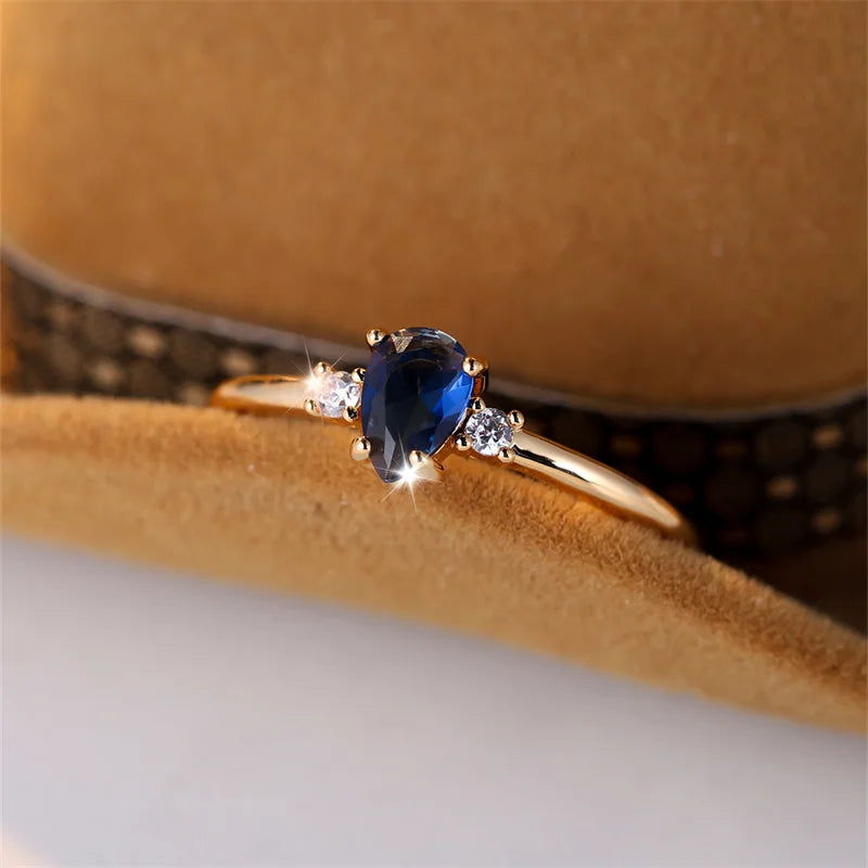 Anel Eclipse Azul