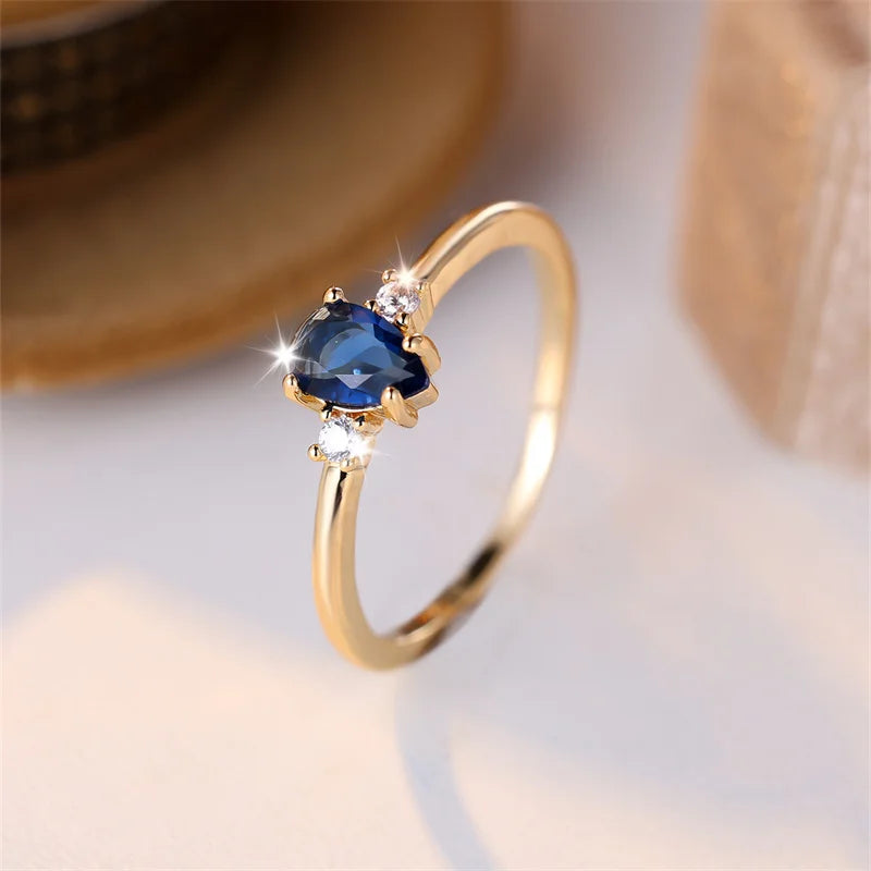 Anel Eclipse Azul