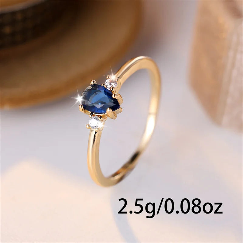 Anel Eclipse Azul